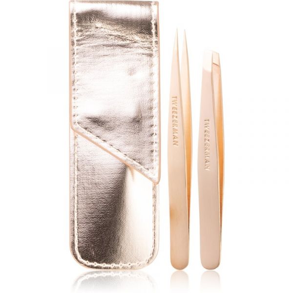 Tweezerman Professional Kit de Viagem Rose Gold (para Sobrancelhas ) Tom