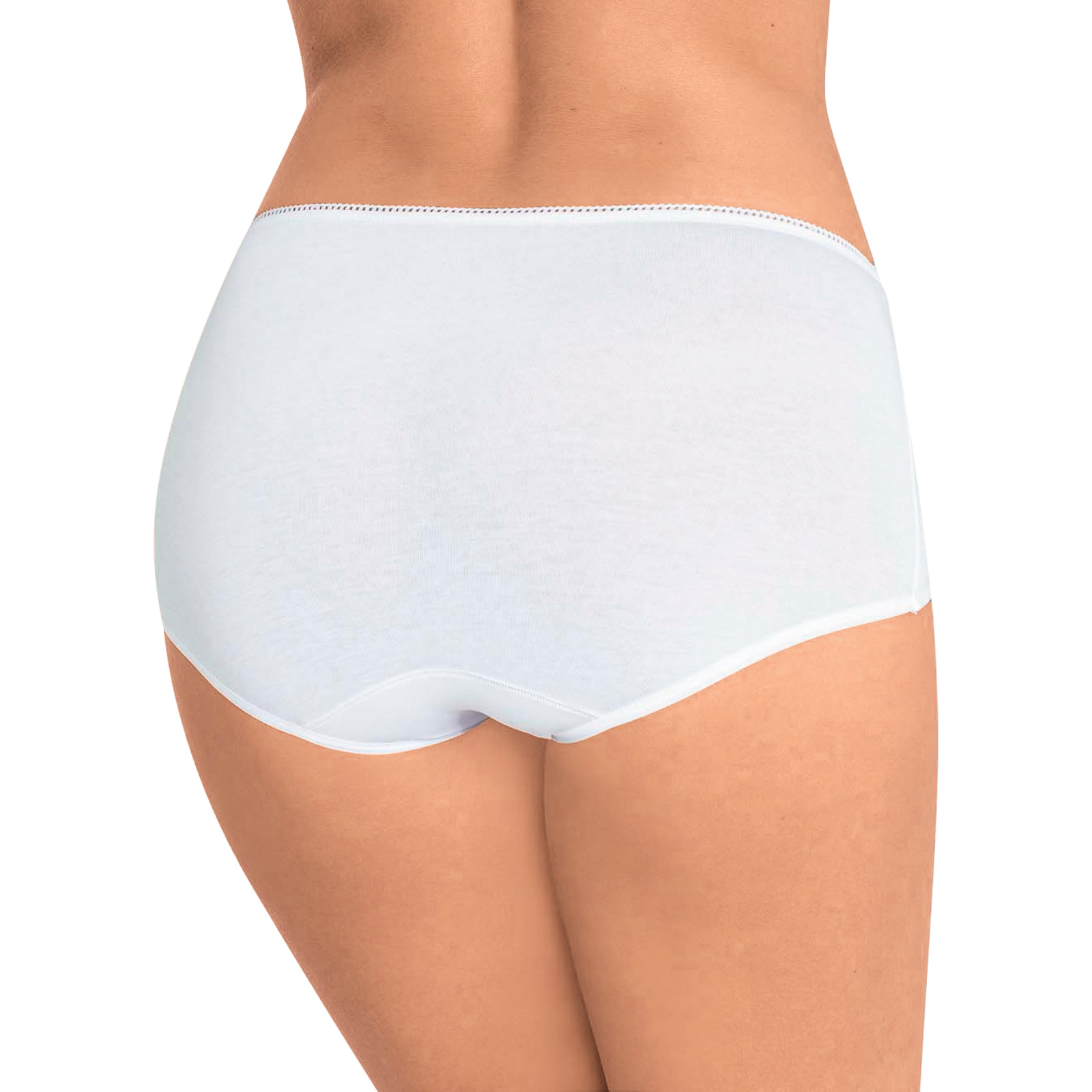 Sloggi Slip Damen 24/7 Midi C3P, 3er-Pack 44, weiss