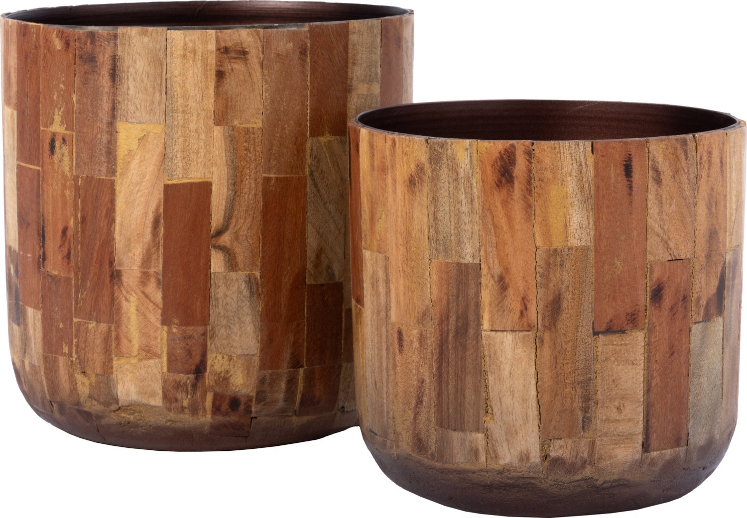 Intratuin bloempot Raine naturel D 15 H 15 cm