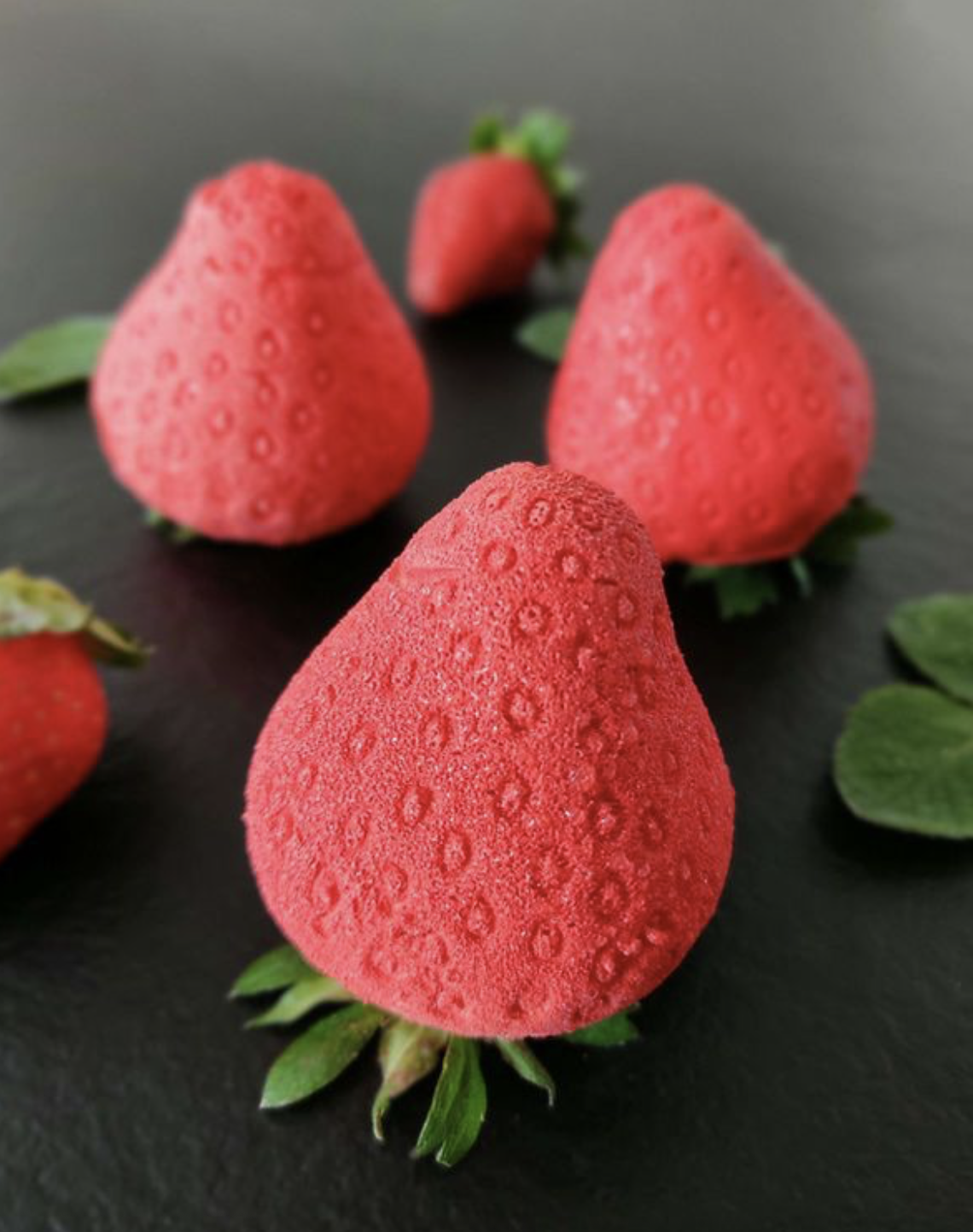 (8-fach) Silikon Trend Früchte Kuchen Form DIY Gussform für Virale Frucht Desserts - Erdbeere
