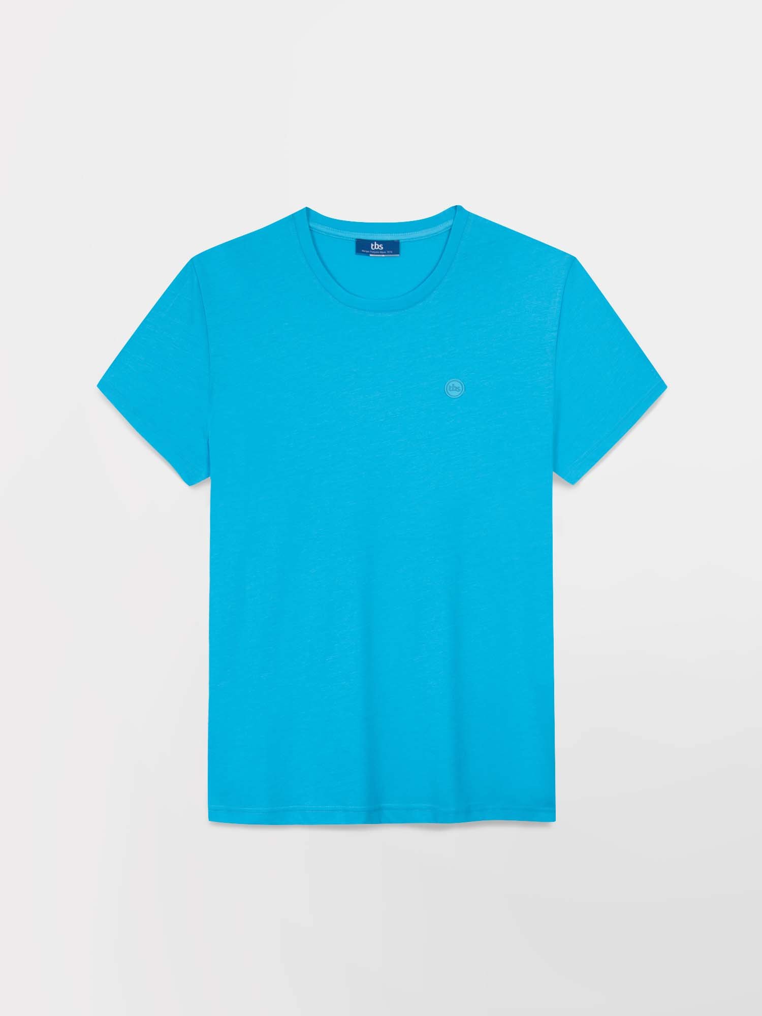 Tee Shirt Homme Manches Courtes Turquoise
