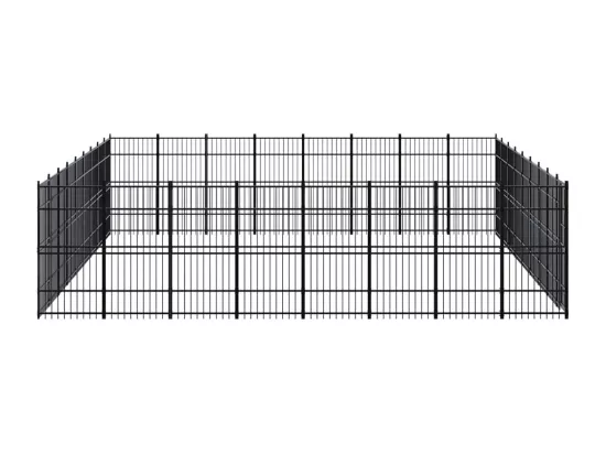 Chenil cage enclos pac noire 864 x 768 x 200 cm 02_0041871