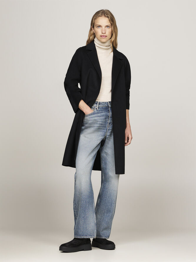 Tommy Hilfiger MINIMAL SUEDE CHELSEA FLAG Black