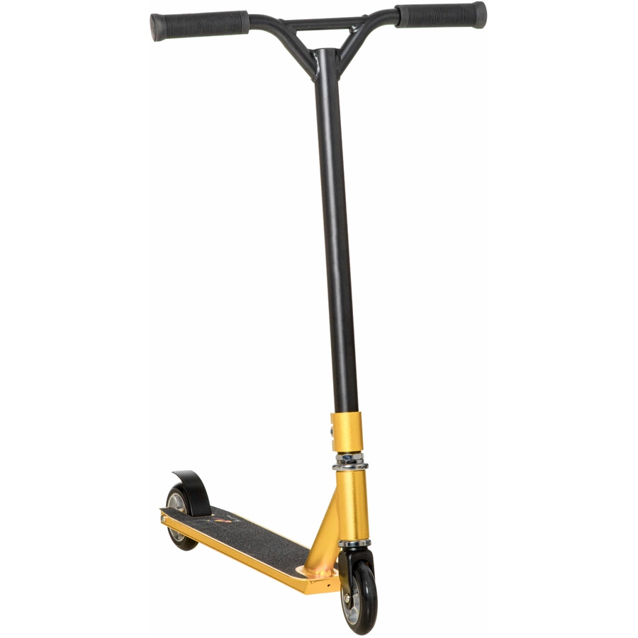 HOMCOM Stuntscooter mit dem 360° drehbaren Lenker gold