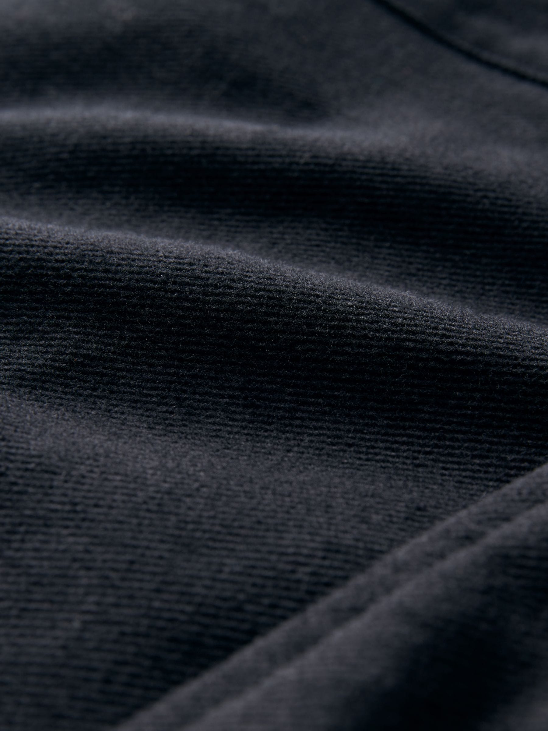 Donkerblauw - Signature Twill Moleskin gewatteerde jas met vier zakken
