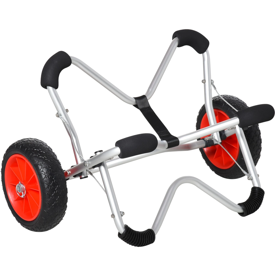 HOMCOM Bootswagen klappbar silber