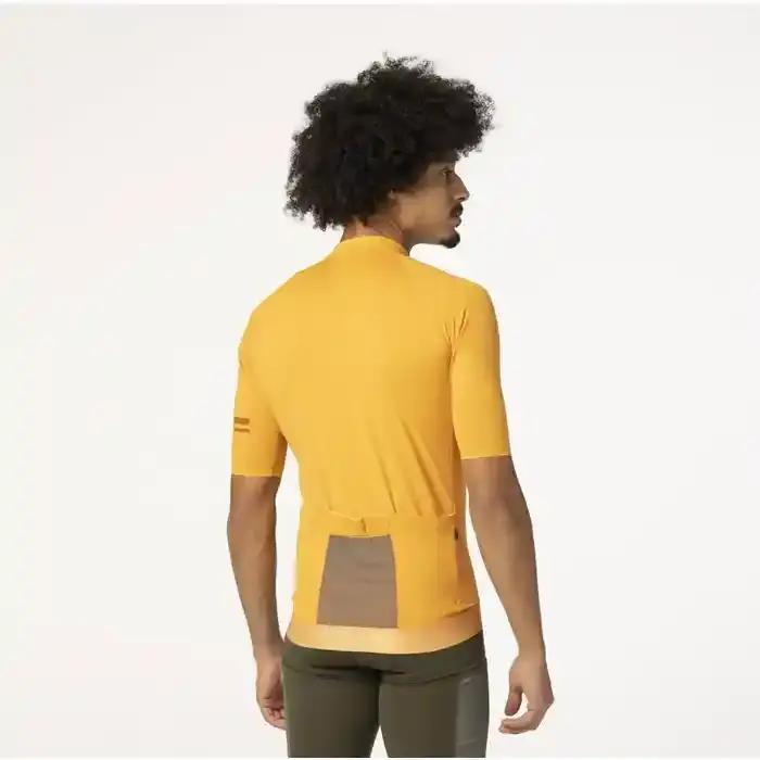 AGU Gravel Venture Fietsshirt Korte Mouwen Geel Heren