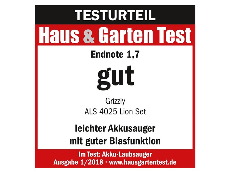 Accu-bladzuiger ALS 4025 Lion Set