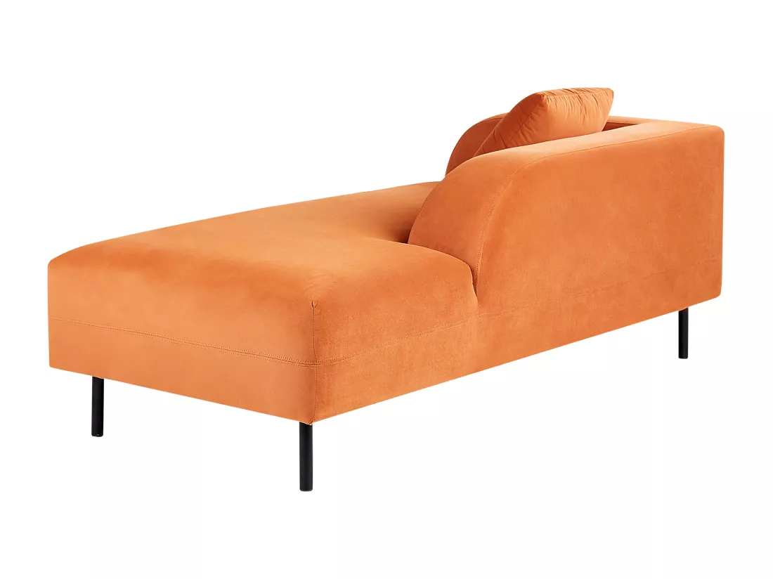 Chaise longue côté droite orange LE CRAU