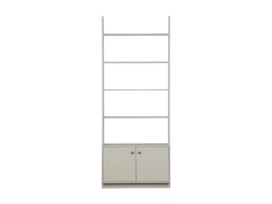 Madu - Bibliothèque en bois H200cm - Gris clair