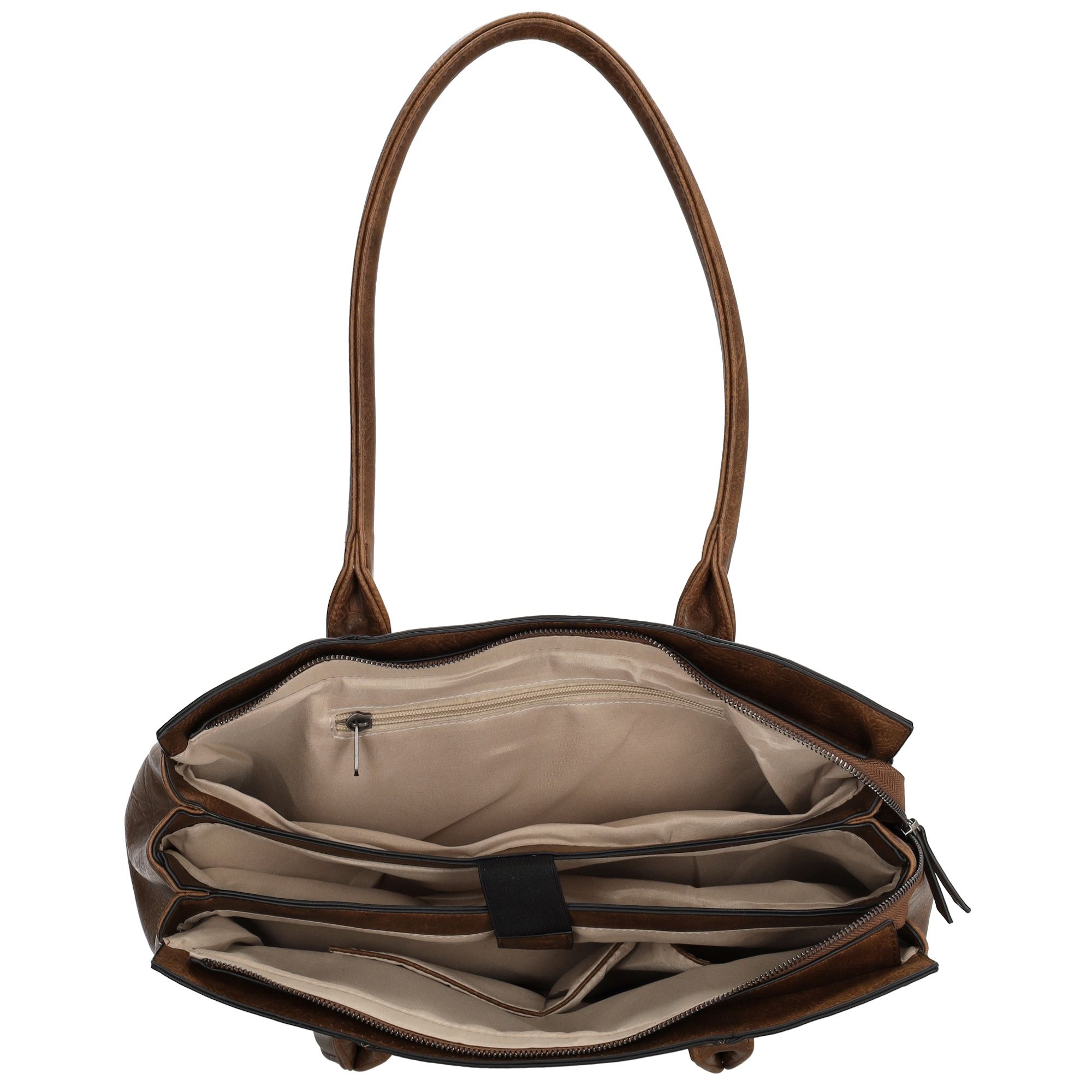 Charm London Dow Gate Shopper 15,6 inch Middenbruin