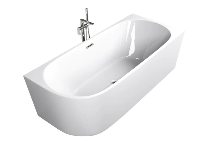 Badstuber Faro hoekbad rechts 170x75cm wit