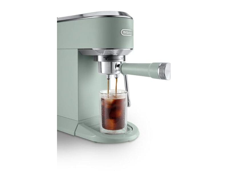 De'Longhi Siebträgermaschine Dedica Duo EC890.M Mint Kultige Dedica mit Cold Brew