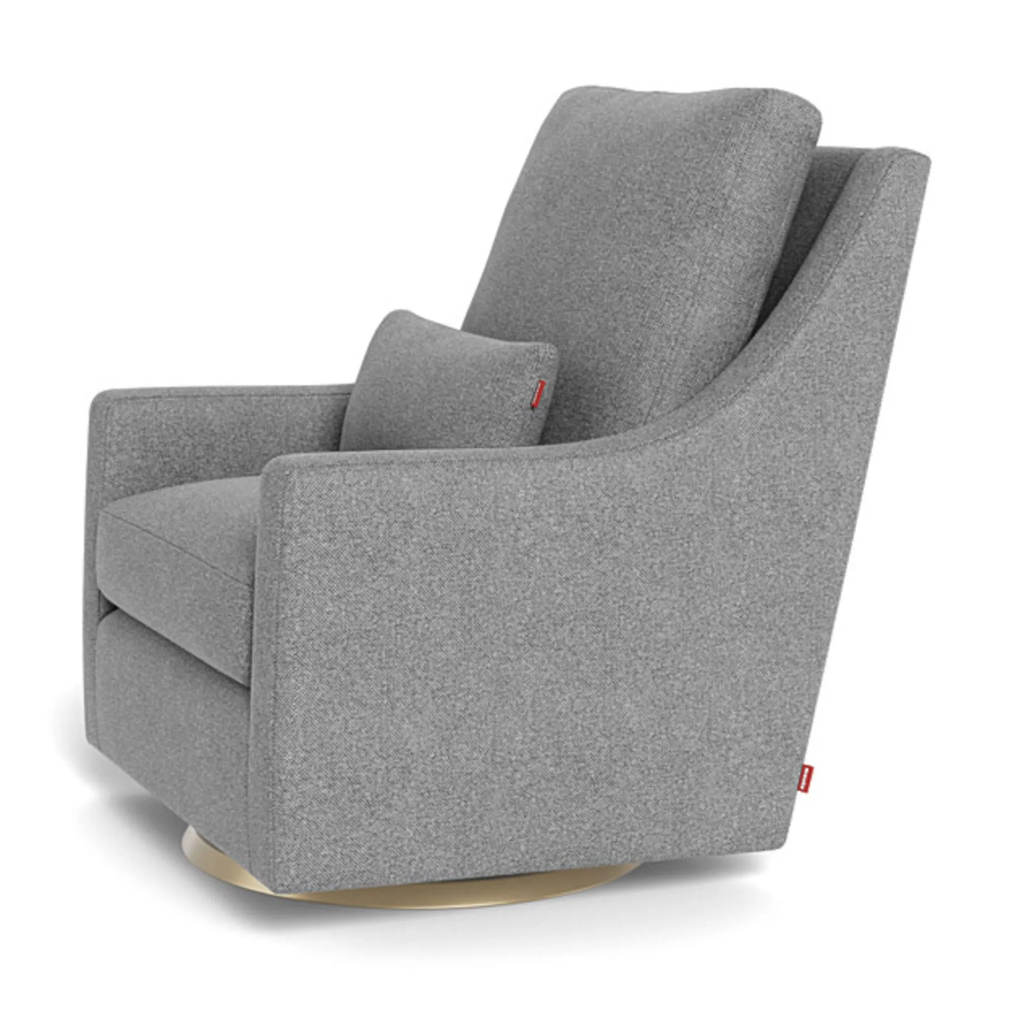 Monte Fauteuil Berçant et Pivotant Vera - Pepper Gris  Or