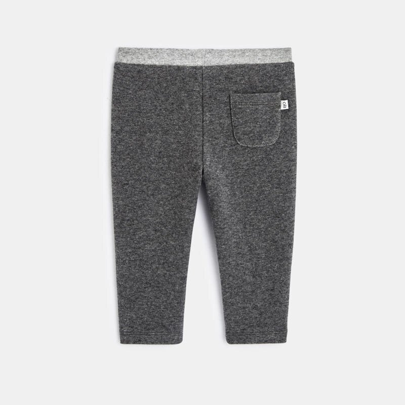Pantalon molleton gris bébé fille Gris ou noir