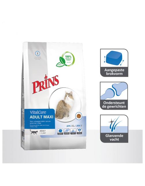Prins Vitalcare Cat Adult Maxi Gevogelte - Kattenvoer