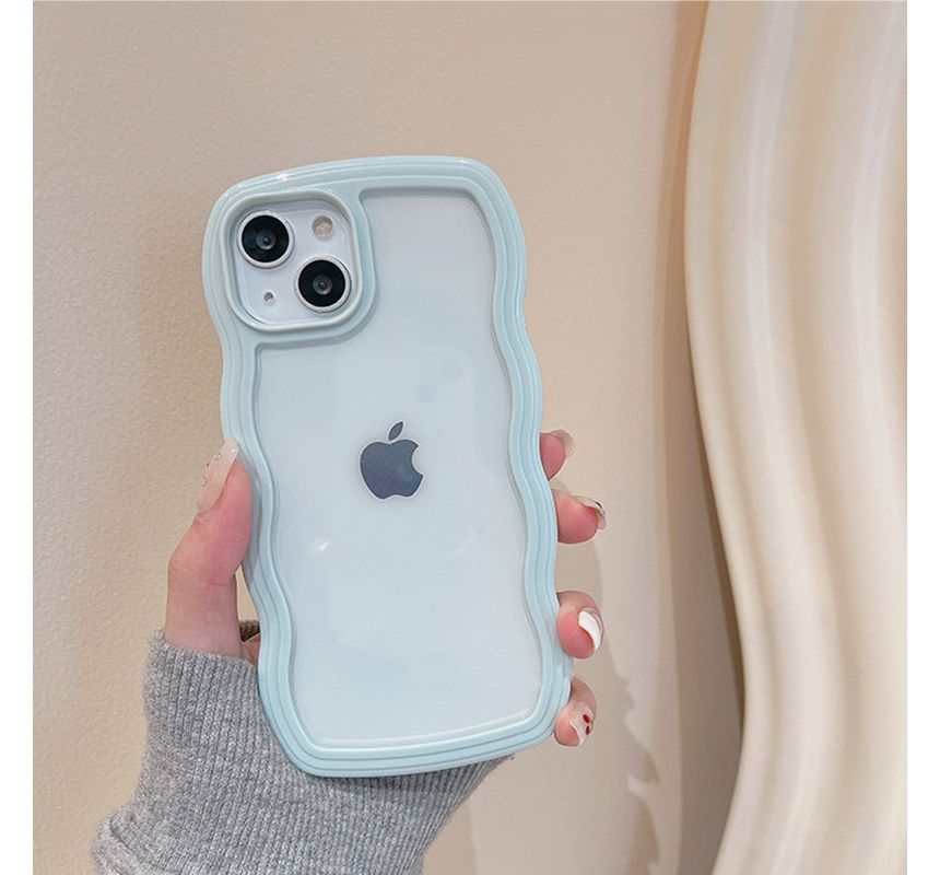 Rockit - Golvende transparante telefoonhoes - iPhone 15 Pro Max / 15 Pro / 15 Plus / 15 / 14 Pro Max / 14 Pro / 14 Plus / 14 / 13 Pro Max / 13 Pro / 13