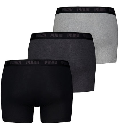 Puma Boxershorts - 3-pak - Blåck/Grey