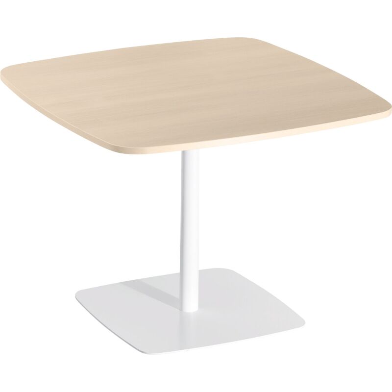 Table de restauration L 100 x P 100 piétement métal 4 personnes Chêne ARTI