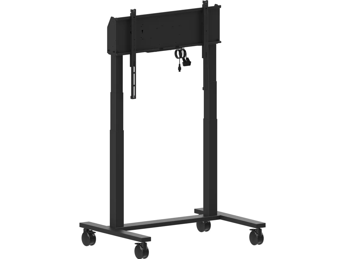 Iiyama MD-CAR2031-B1 - Vogn med hjul - dobbeltkolonne motoriseret - for fladt panel - med anti-kollision - sort - skærmstørrelse: 55