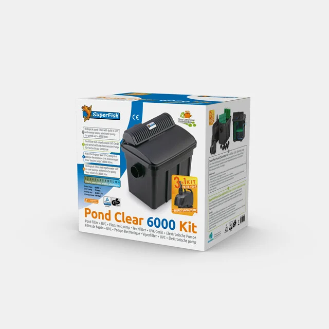 Pondclear kit 6000 filter/pomp/UVC TWEEDEKANS