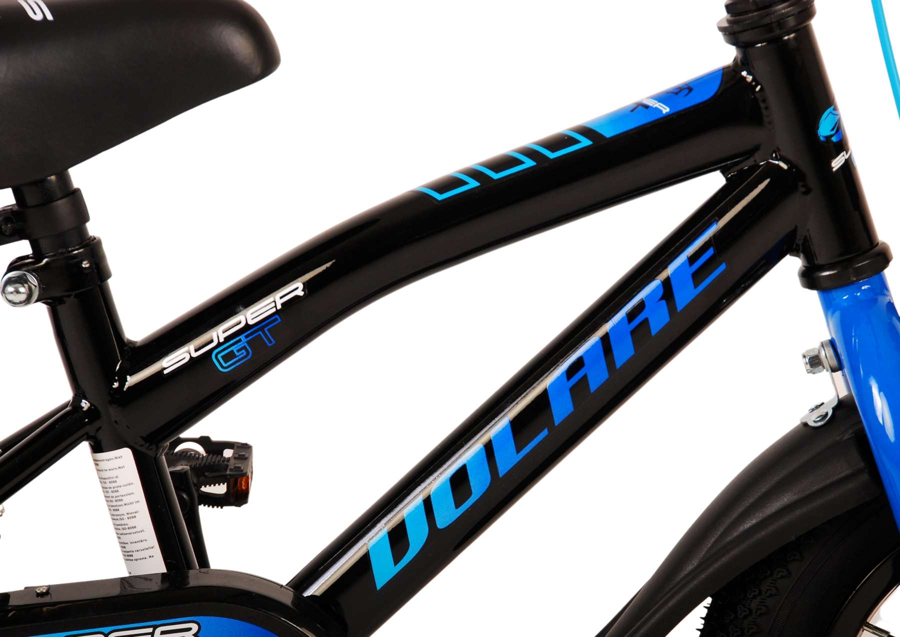 TPFSports Super GT Kinderfahrrad - Jungen - 12 Zoll - Rücktritt + Handbremse - Blau