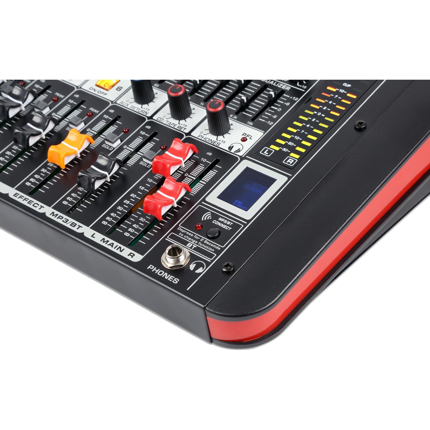 Power Dynamics PDM-M604A 6-kanaals mixer met ingebouwde versterker
