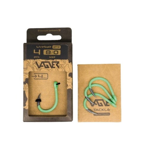 Hameçons Silure Vagner Live Bait Pro (4 pcs)