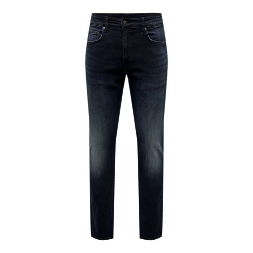ONLY & Sons Loom Slim Jeans, Blue Black Denim, W28/L30
