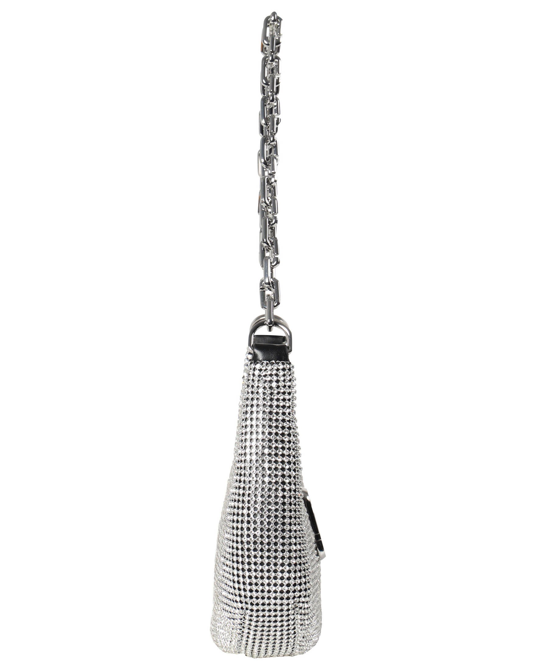 Marc Jacobs| Damen Schultertasche THE RHINESTONE SMALL CURVE