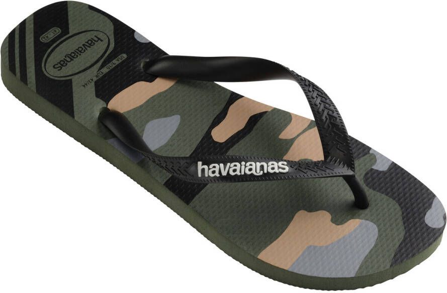 Havaianas Groene Camu Flip Flops Multicolor Heren