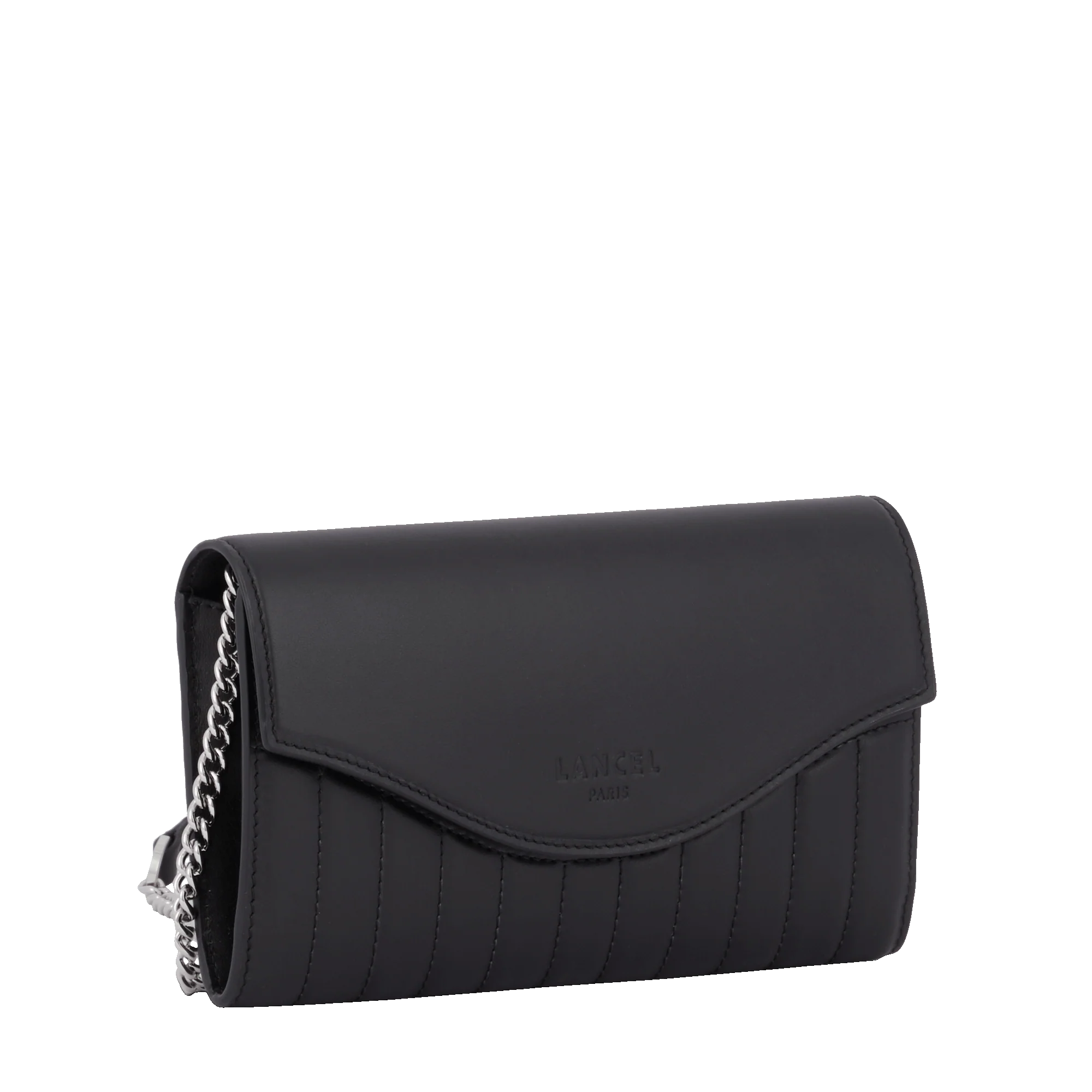 Portefeuille chaîne Rodéo de Lancel-Noir