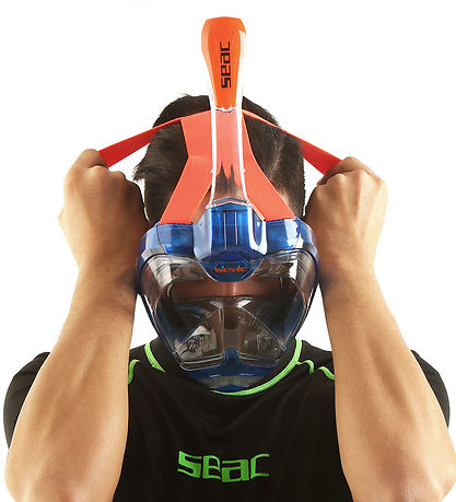 Seac Snorkelmaske - Magica L/XL - Blå/Orange