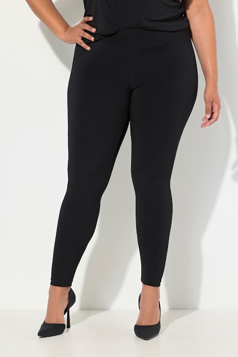 Leggings, High Waist, schmales Bein, Elastikbund