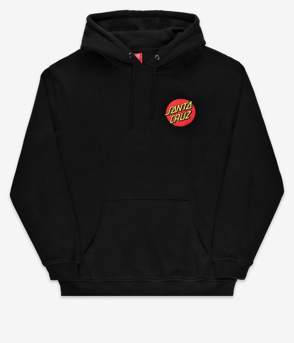 Santa Cruz Classic Dot Chest Hoodie (black)