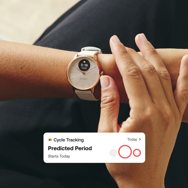 Withings ScanWatch Light hybrid-smartwatch 37mm (rosaguld)