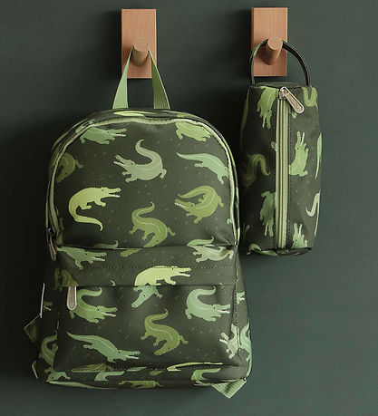 A Little Lovely Company Rucksack - Krokodile