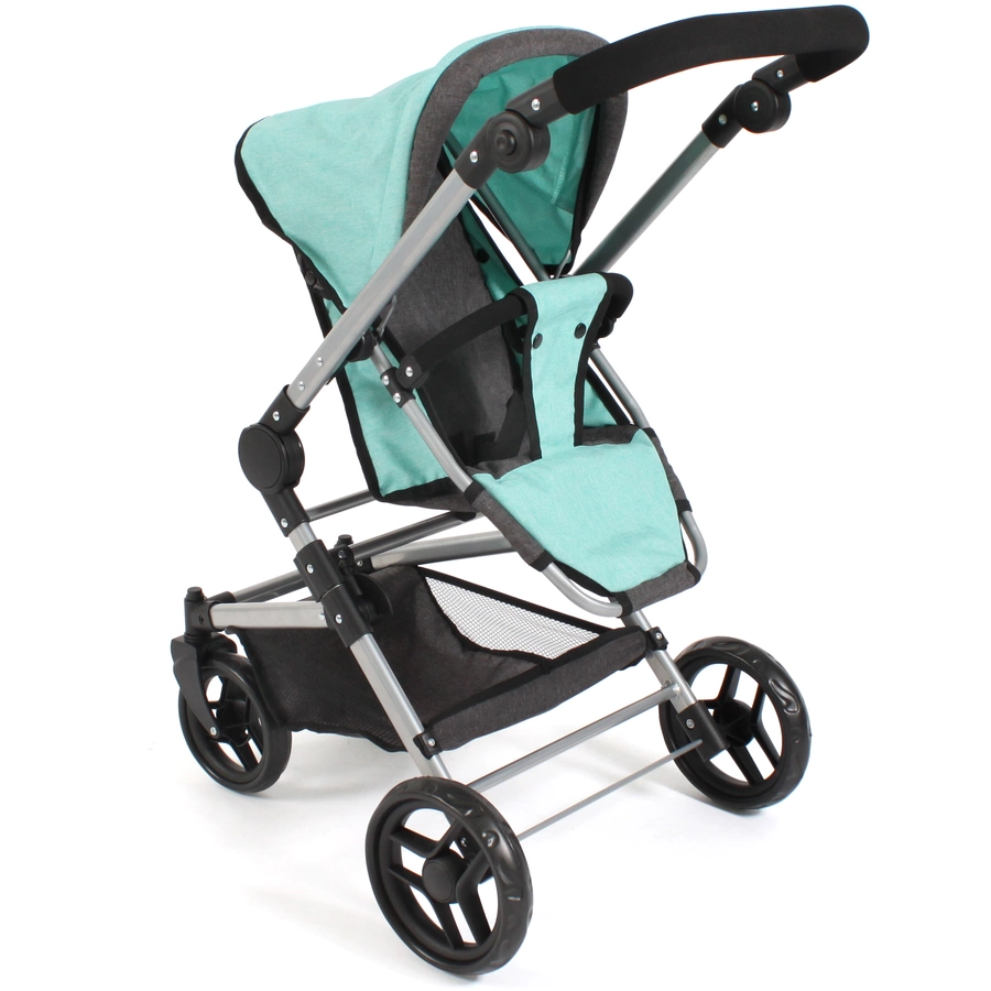 BAYER CHIC 2000 Kombipuppenwagen Fides 3 in 1 melange mint