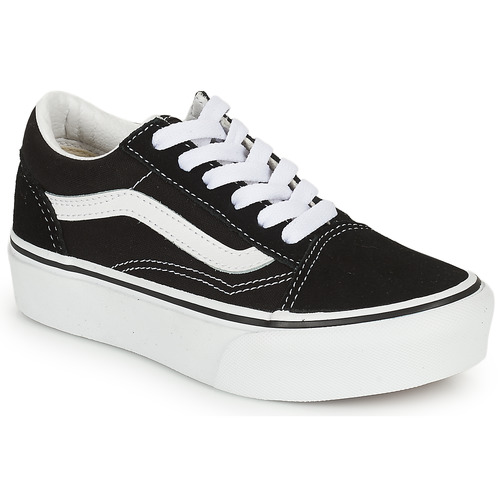 Vans - OLD SKOOL PLATFORM - Noir / Blanc