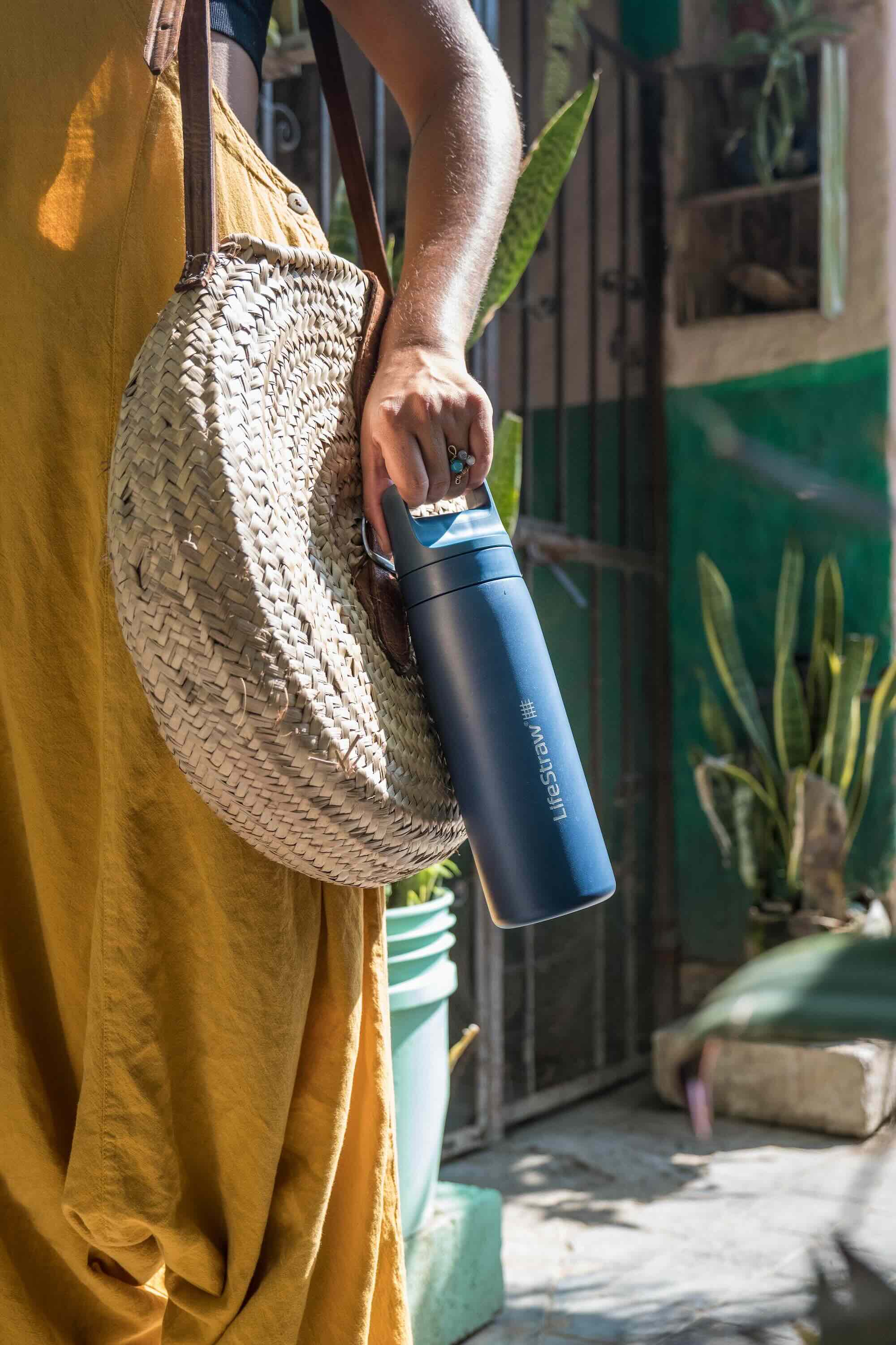 Lifestraw Go 530 ml waterfles - Aegean Sea