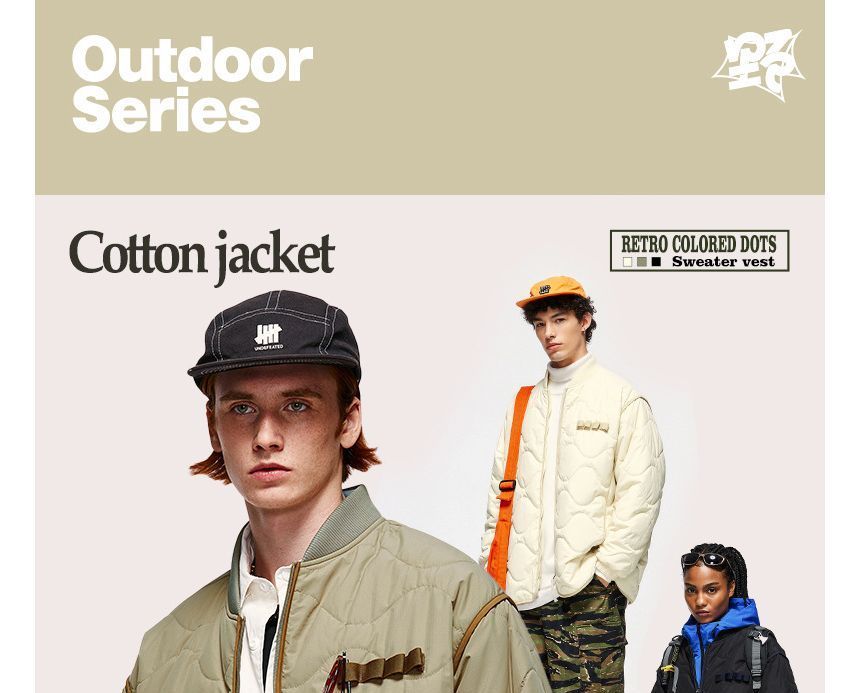 Newin - Unisex Details Gewatteerde Jas
