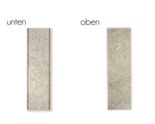 FLAIRSTONE Roma beige wandrandsteen met druiprand 115 x 27 x 3 cm