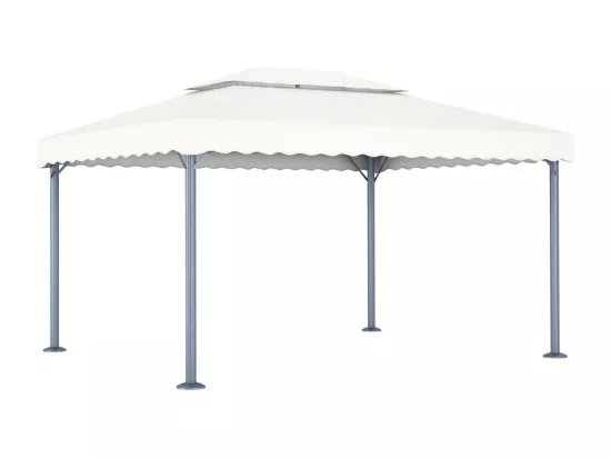 Tonnelle 400x300 cm Crème Aluminium