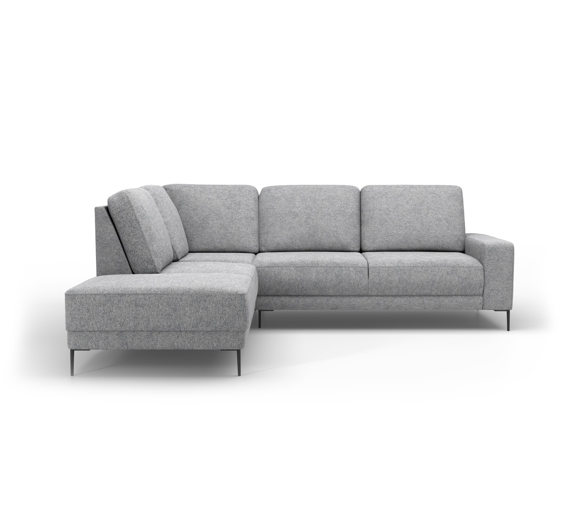 Hoekbank Malmö - 2,5-Zits + Hoekeiland - Unit 68 Dark Grey Links