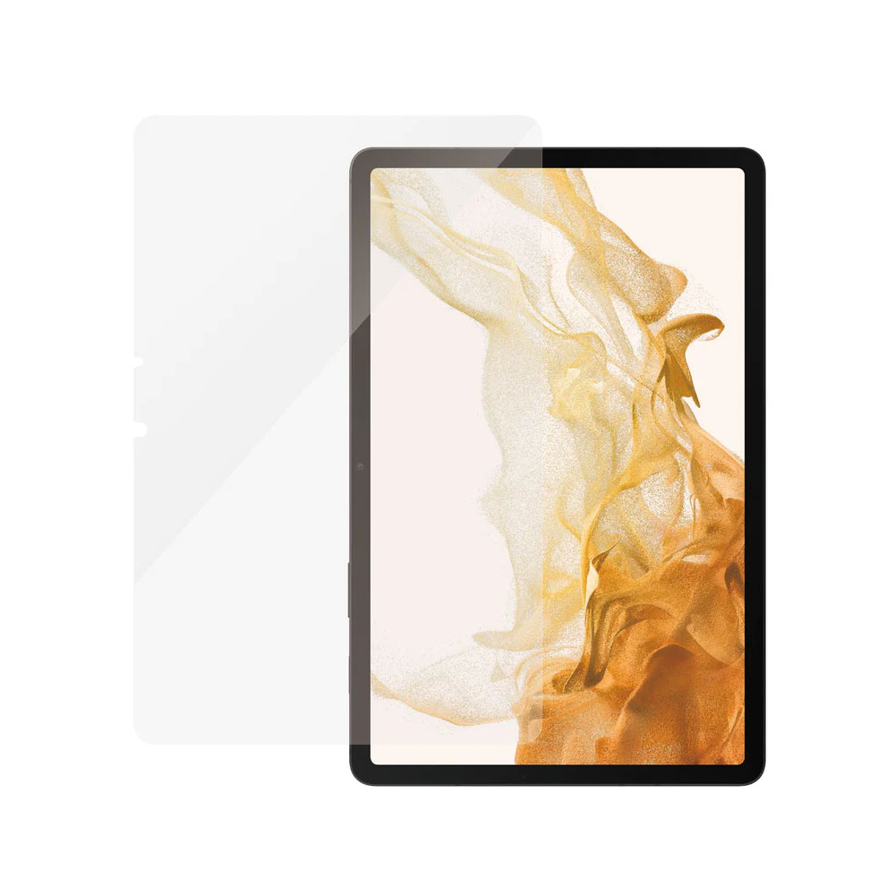 Samsung Galaxy Tab S10 FE / Tab S9 FE / S9 Antibakterielles Ultra Wide Fit Panzer Glas Displayschutz Case Friendly (7332)