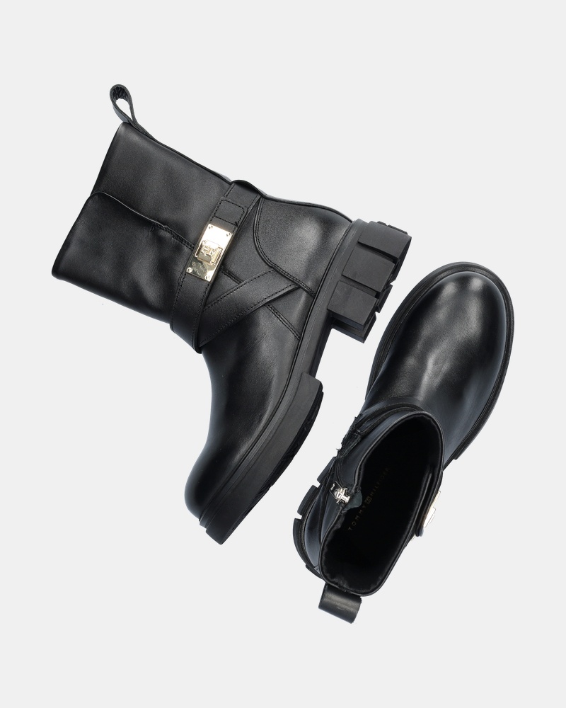 Tommy Hilfiger Sport Biker Bikerboots  - zwart