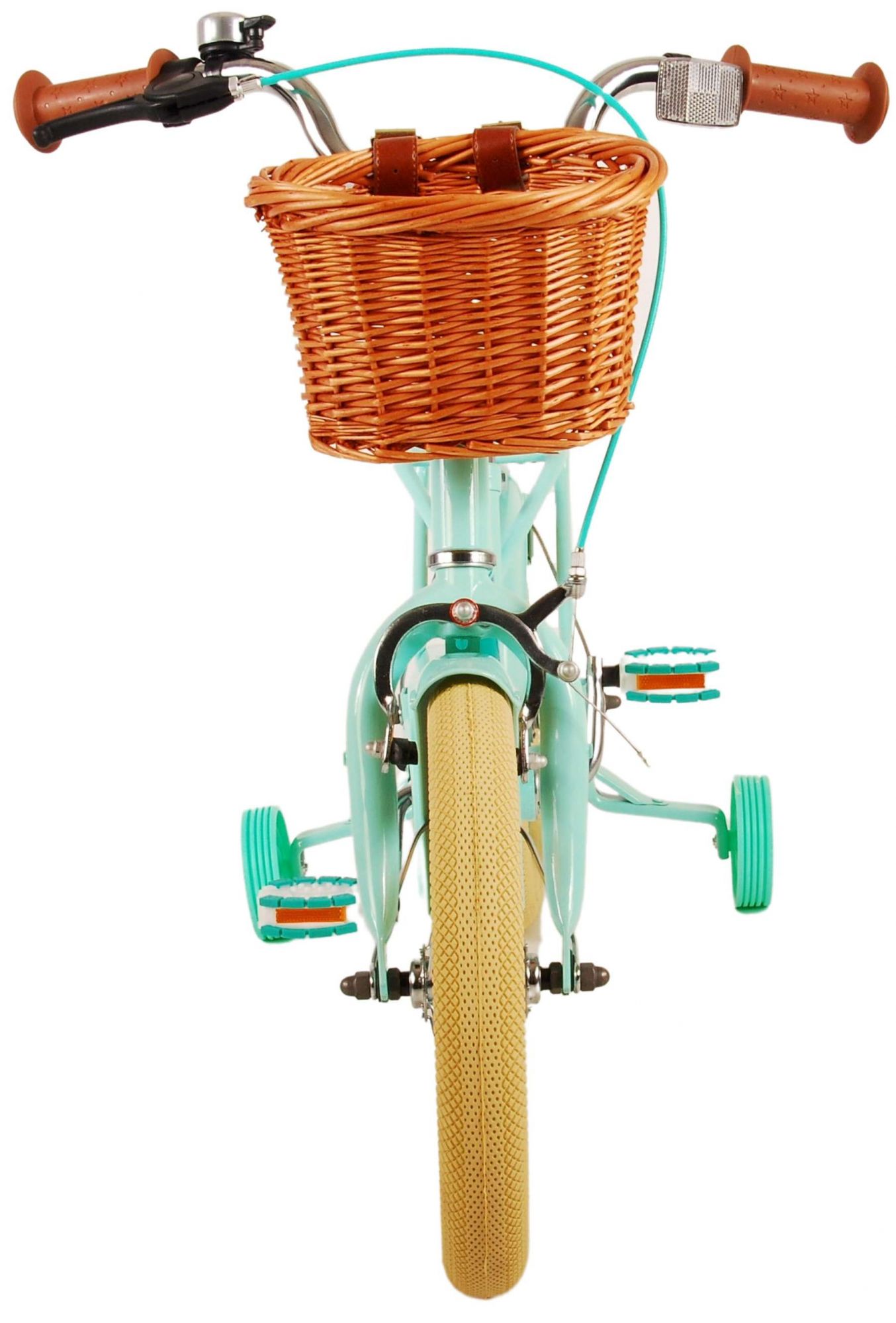 TPFSports Excellent Kinderfahrrad - Mädchen - 14 Zoll - Rücktritt + Handbremse - Grün