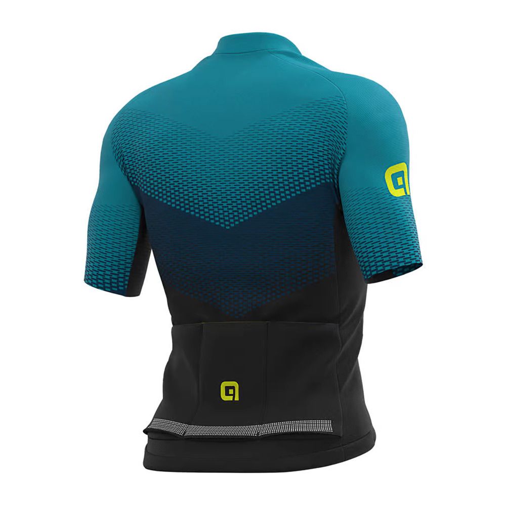 Ale DELTA - Maillot Homme black/petrol turq