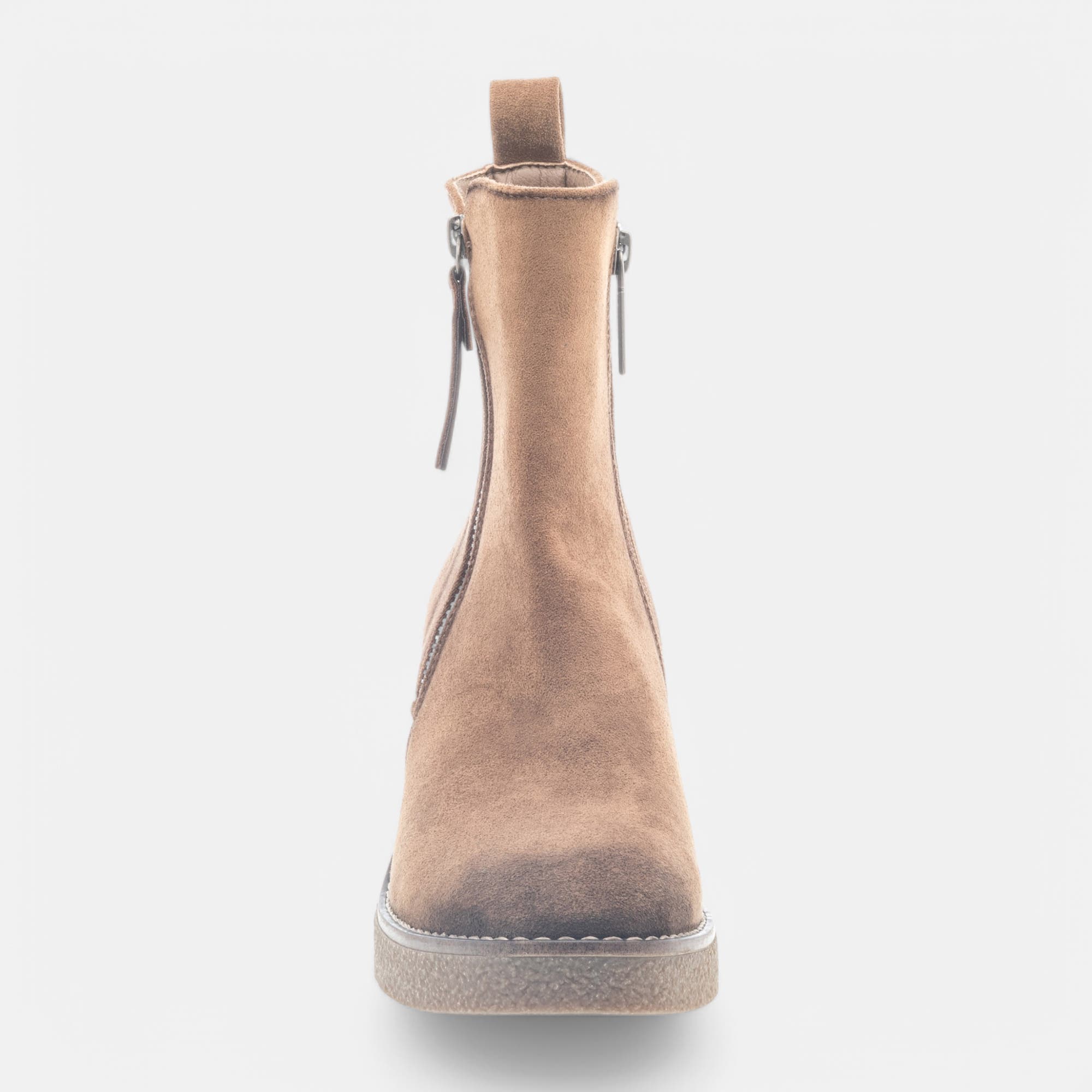 Boots à talon Femme camel