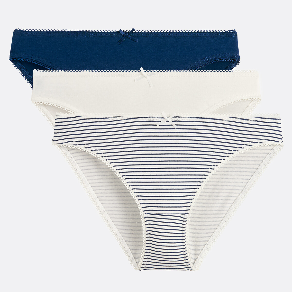 COLEÇÃO LA REDOUTE<br>Conjunto de 3 cuecas em algodão elástico